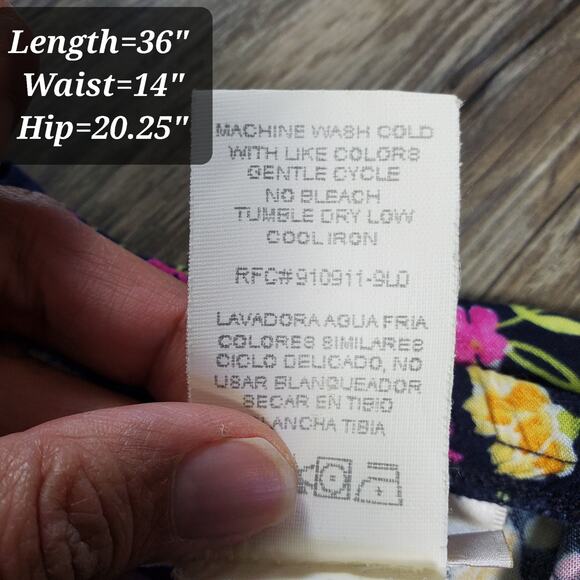 Athi Collection Women’s Medium Floral Maxi Skirt Romantic Cottagecore Aesthetic - Picture 7 of 8